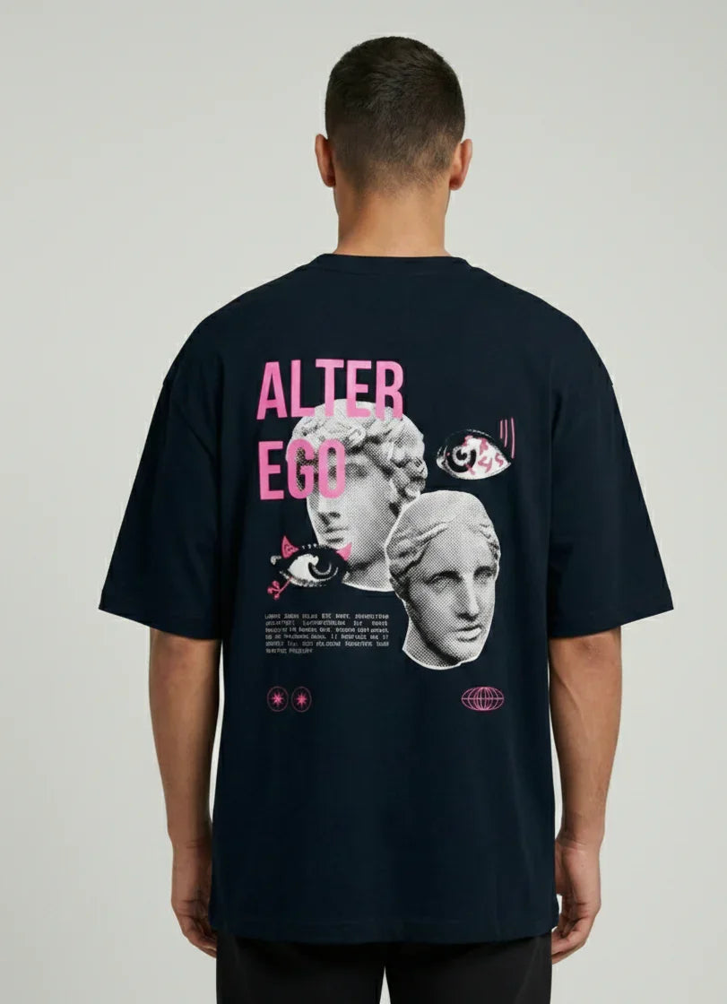 Heritage Oversized Graphic Tee - Alter Ego.