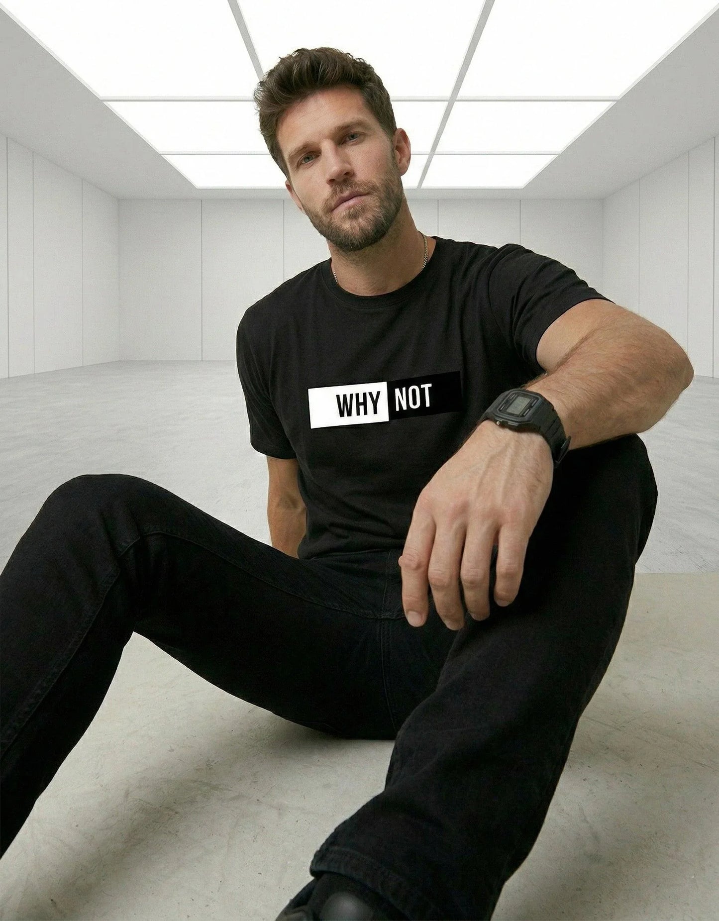 WHY NOT - Unisex Stretch T-shirt.