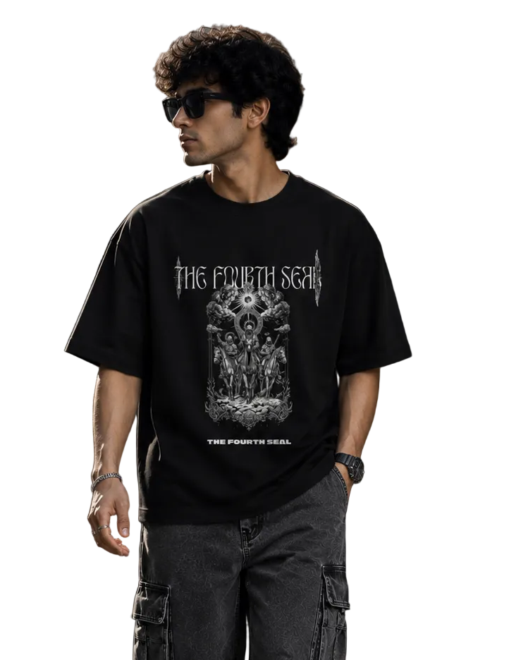 The Fourth Seal – Apocalypse Collection Premium Oversized Tee