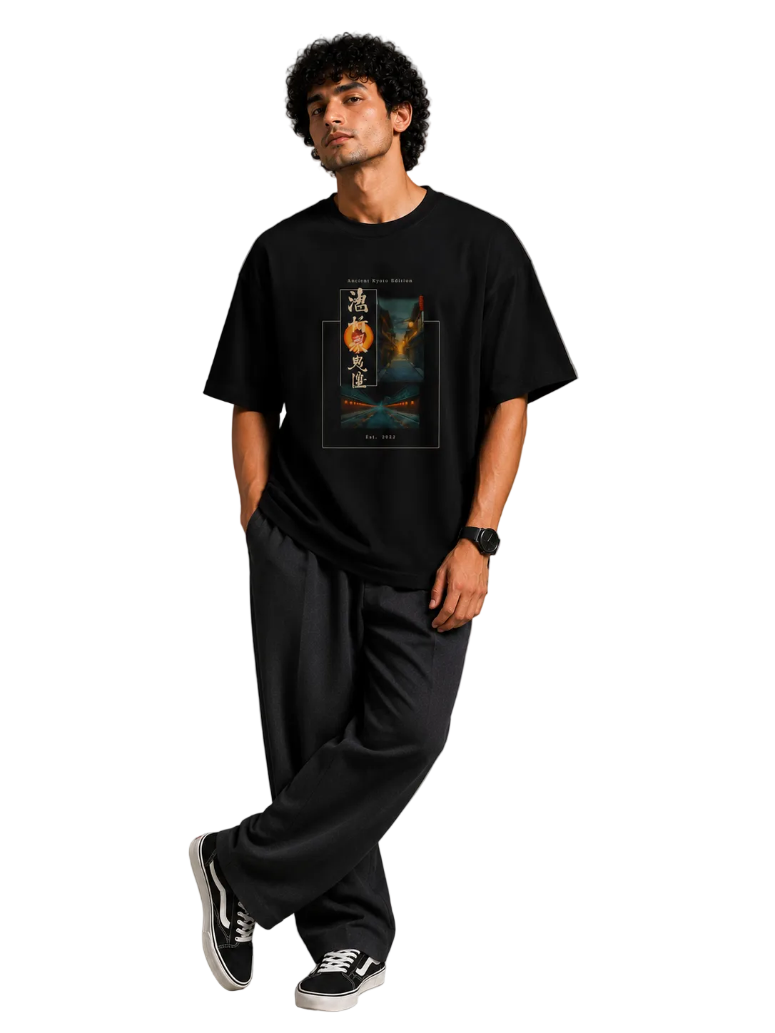 Ancient Kyoto Twilight Edition Premium Oversized Terry Tee