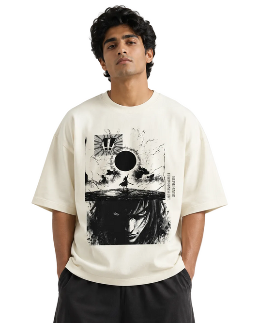 Eclipse Hunter – Shadow Realm Premium Oversized Terry Tee