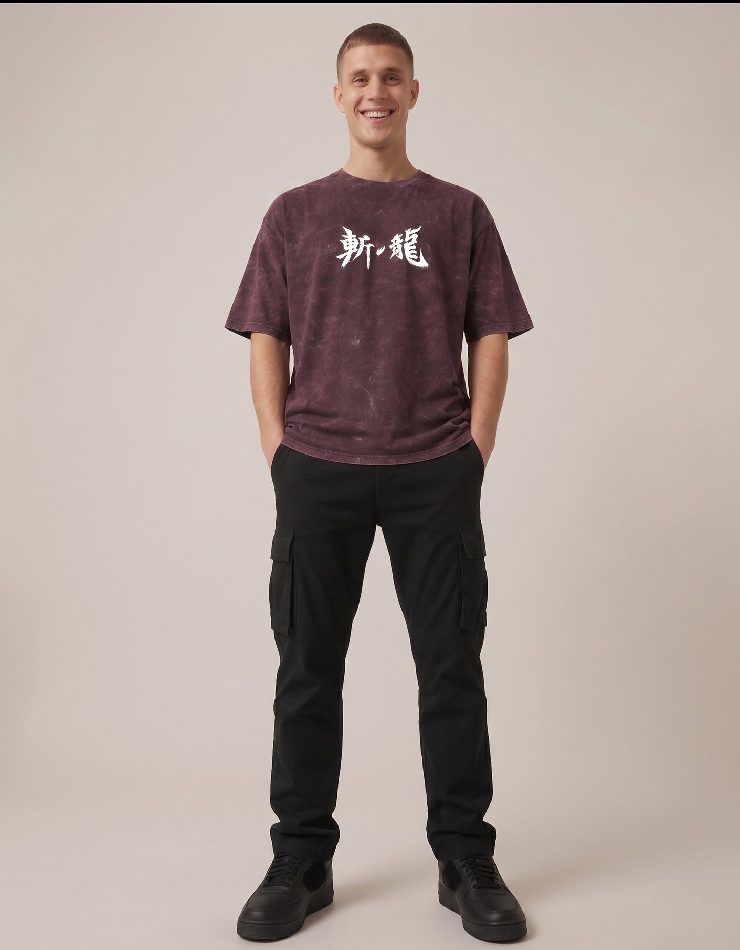 Dragon Slayer - Unisex Acid Washed Oversized Tee