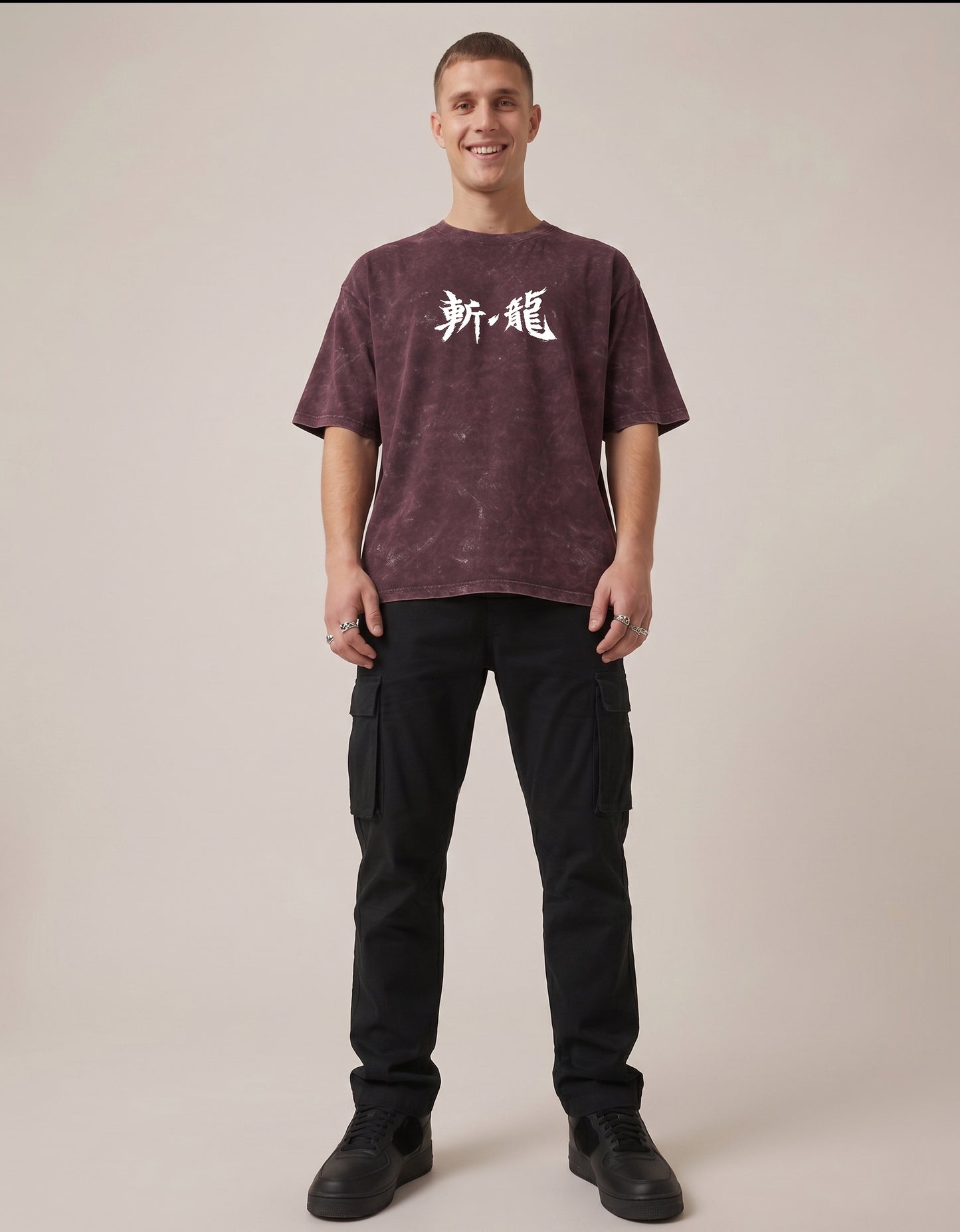 Dragon Slayer - Unisex Acid Washed Oversized Tee