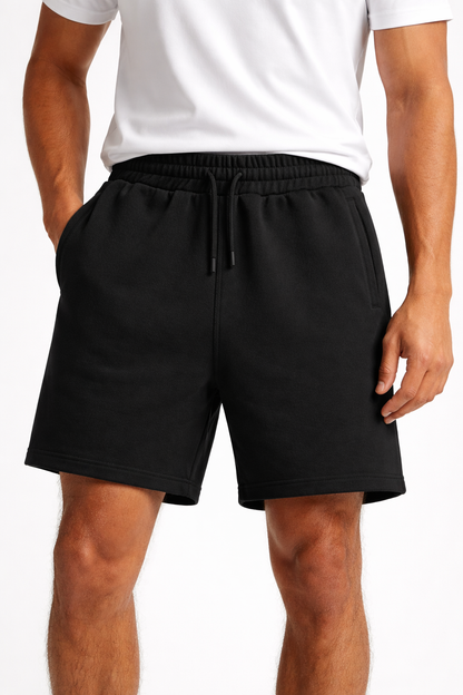 Midweight Terry Shorts - Black