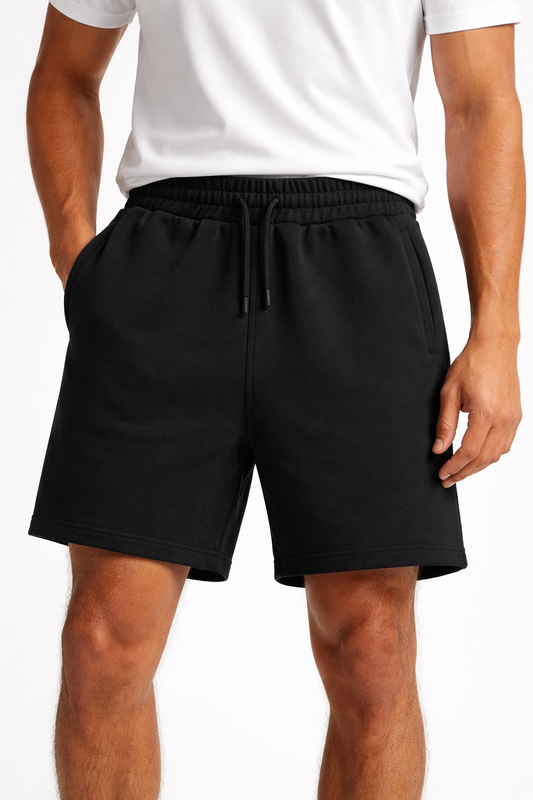 Midweight Terry Shorts - Black