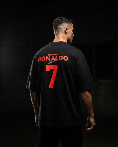Cristiano Ronaldo - Unisex Terry Oversized Tee