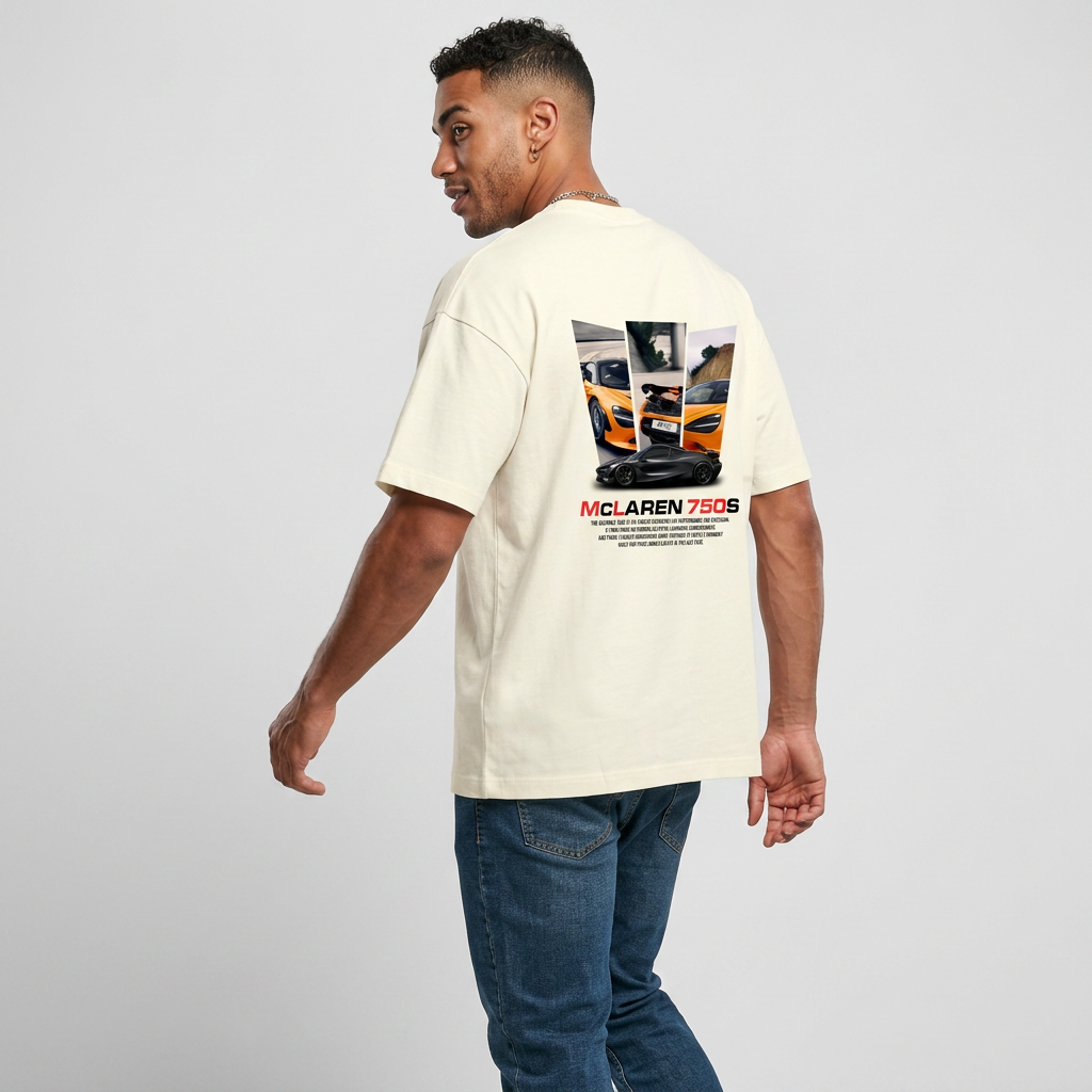 McLaren 750s - Unisex Terry Oversized Tee