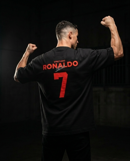 Cristiano Ronaldo - Unisex Terry Oversized Tee