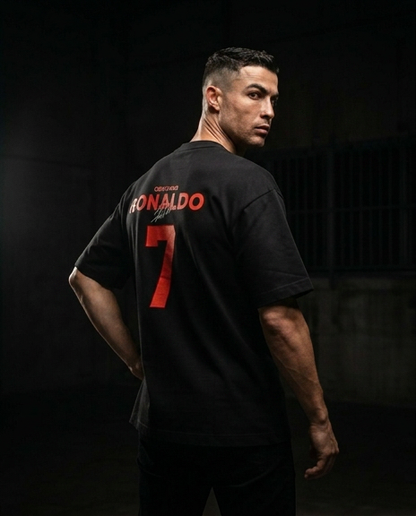 Cristiano Ronaldo - Unisex Terry Oversized Tee