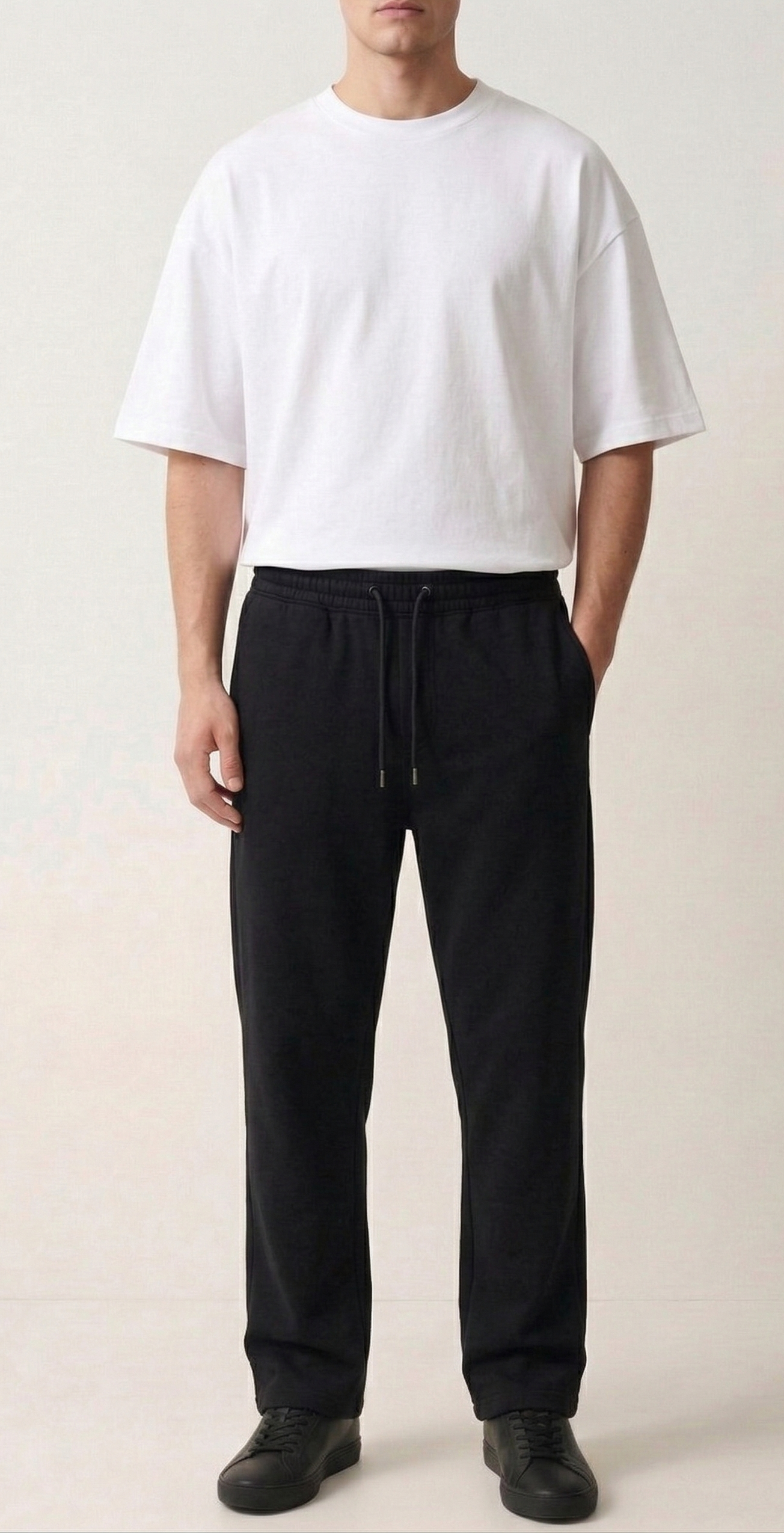 Black Unisex Sweatpants.