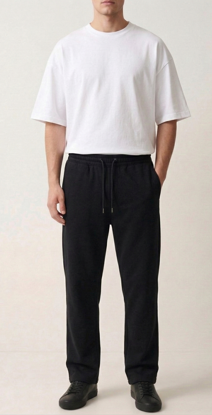 Black Unisex Sweatpants.