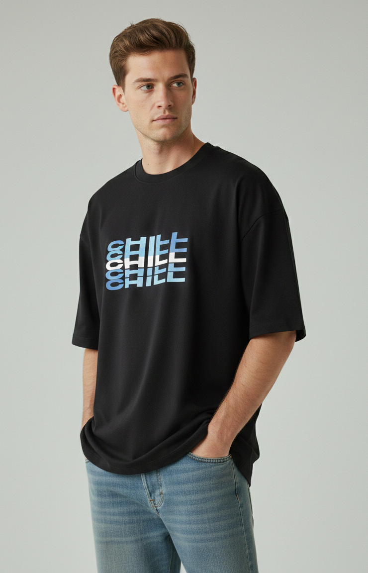 Chill Unisex Terry Oversized Tee.