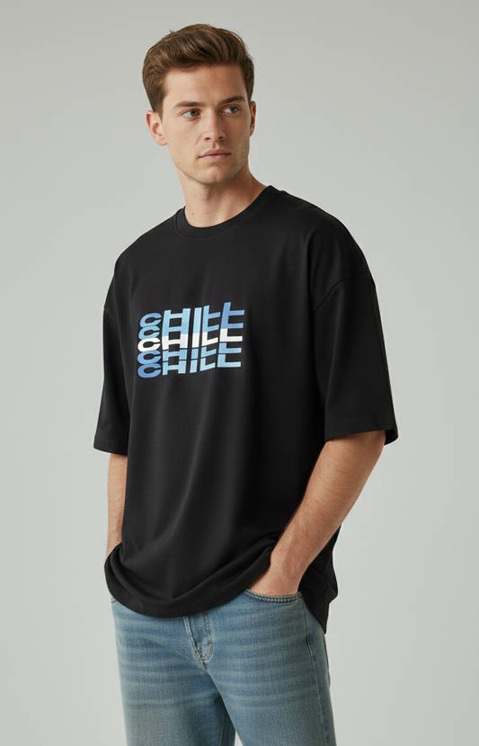 Chill Unisex Terry Oversized Tee.