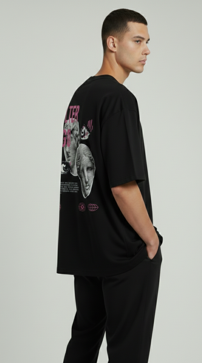 Heritage Oversized Graphic Tee - Alter Ego.