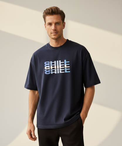 Chill Unisex Terry Oversized Tee.