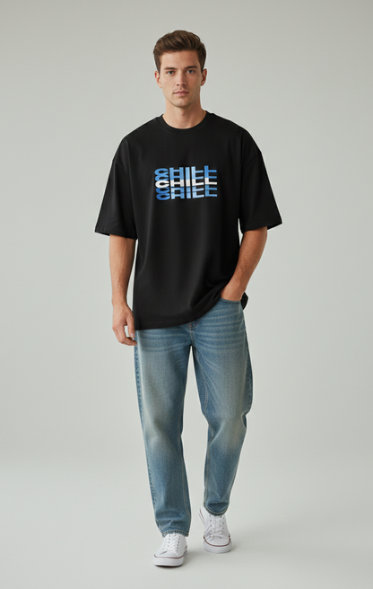 Chill Unisex Terry Oversized Tee.