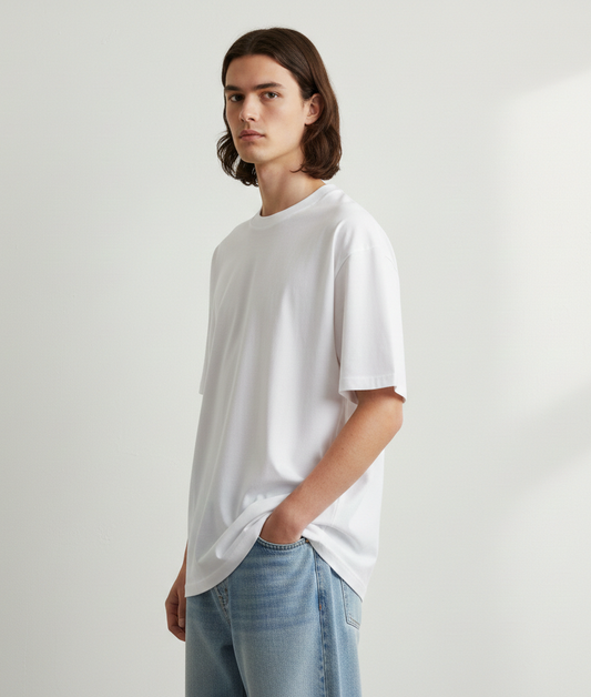 Unisex Plain Terry Oversized Tee.