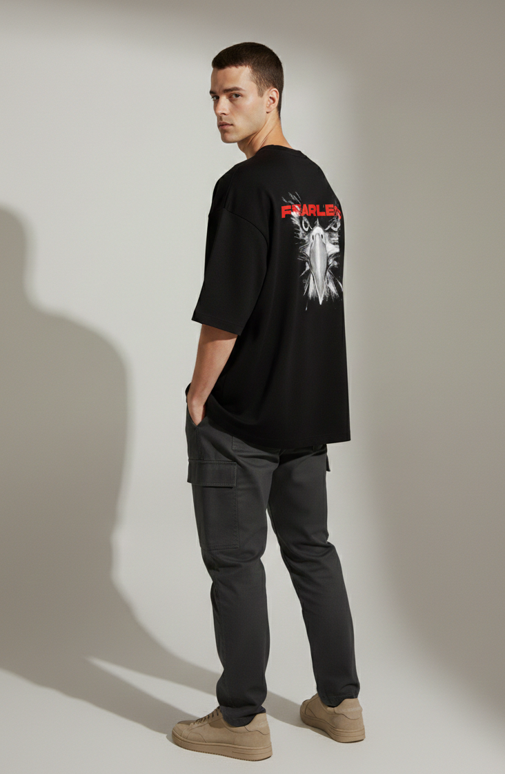 Untamed Unisex Terry Oversized Tee.