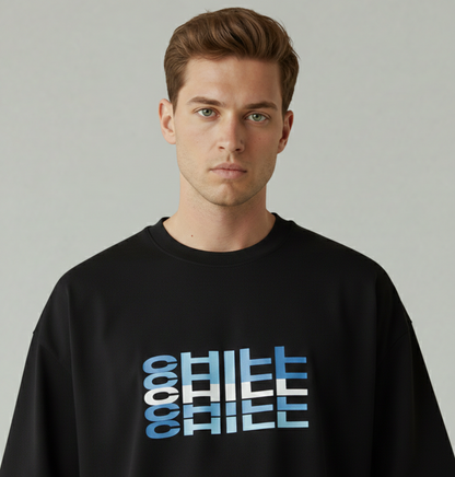 Chill Unisex Terry Oversized Tee.