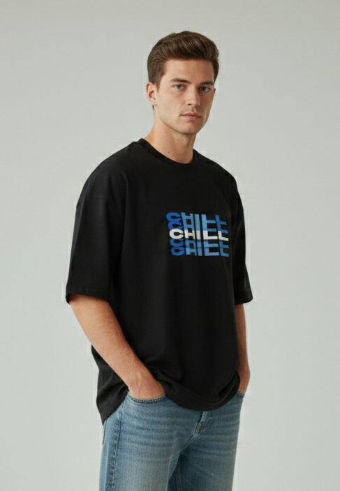 Chill Unisex Terry Oversized Tee.