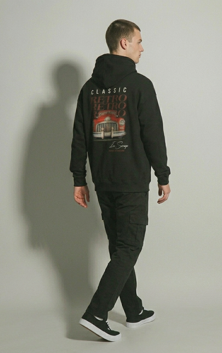 RETRO - Unisex Oversized Hoodie.