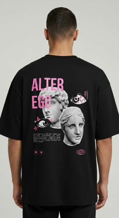 Heritage Oversized Graphic Tee - Alter Ego.