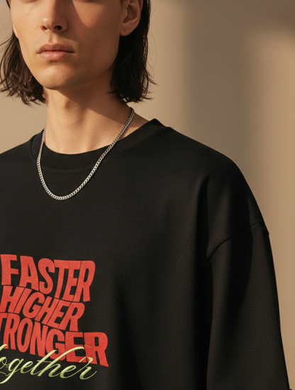 Together Unisex Terry Oversized Tee.