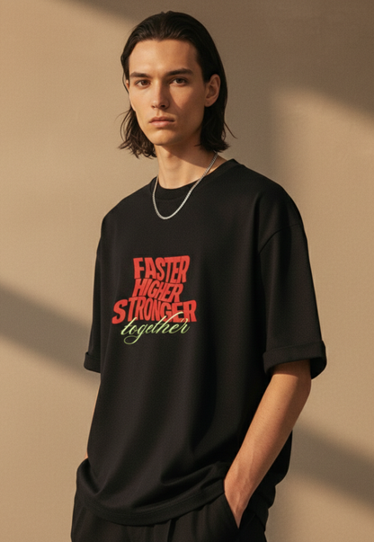 Together Unisex Terry Oversized Tee.
