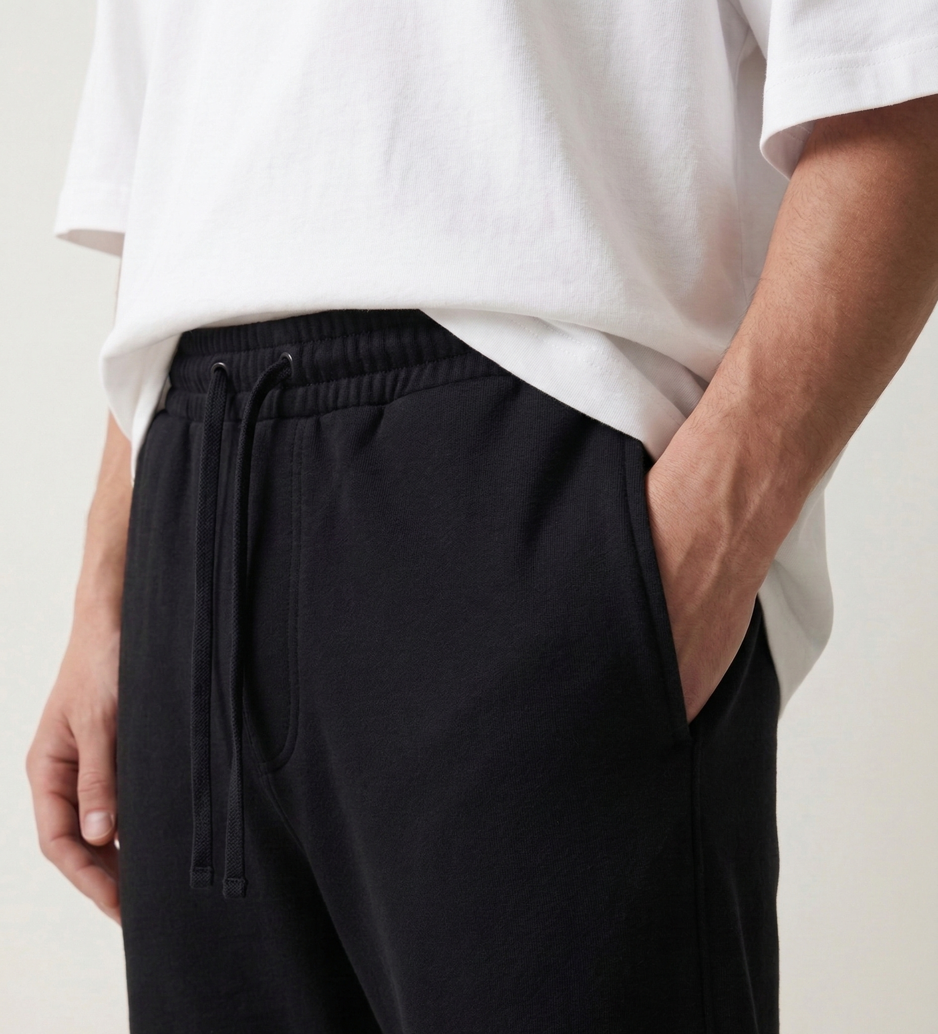 Black Unisex Sweatpants.