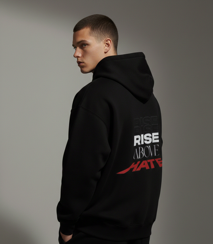 Rise Above Hate Unisex Oversized Hoodie.