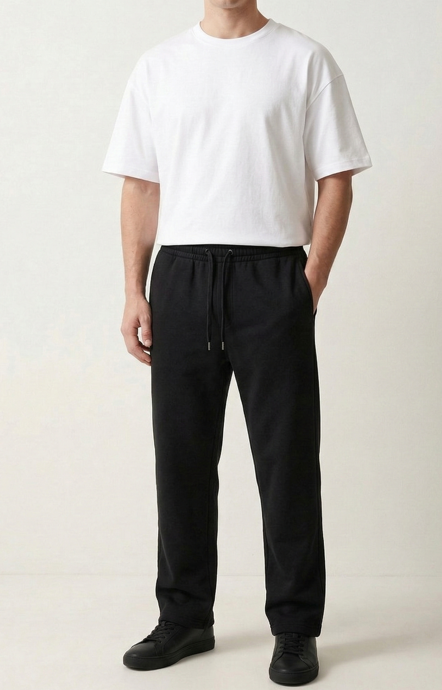 Black Unisex Sweatpants.
