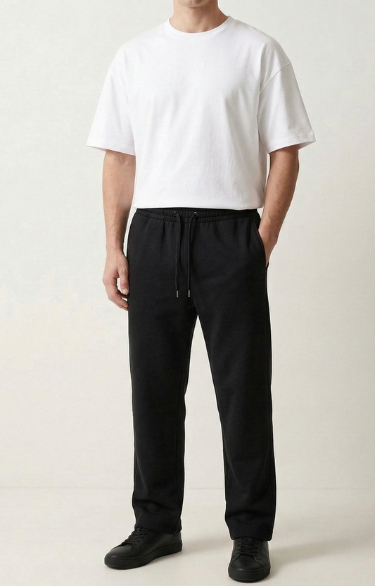 Black Unisex Sweatpants.