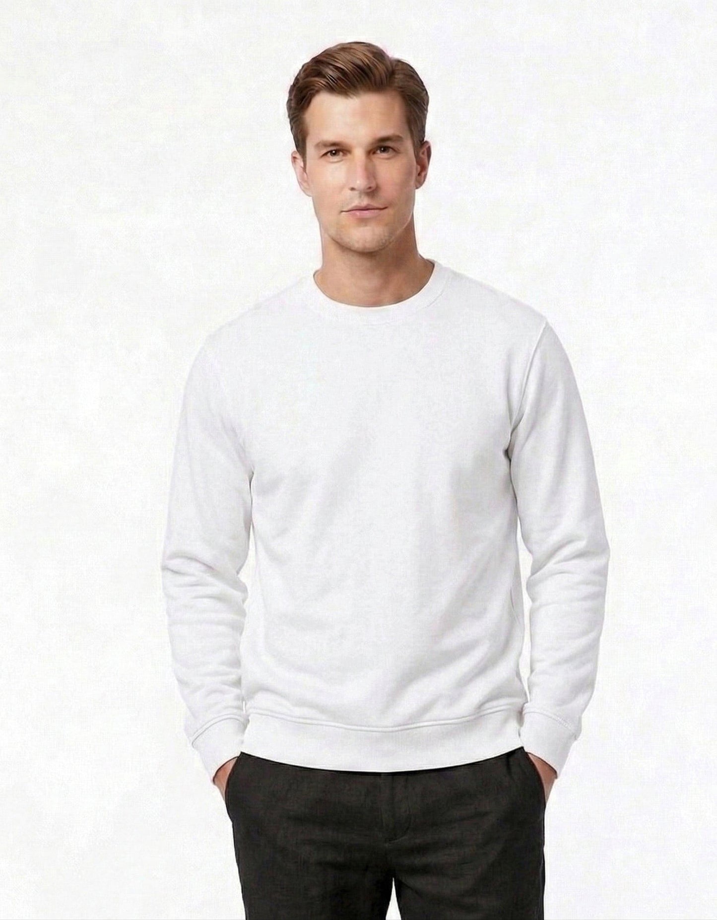 White Sweatshirt - Unisex.