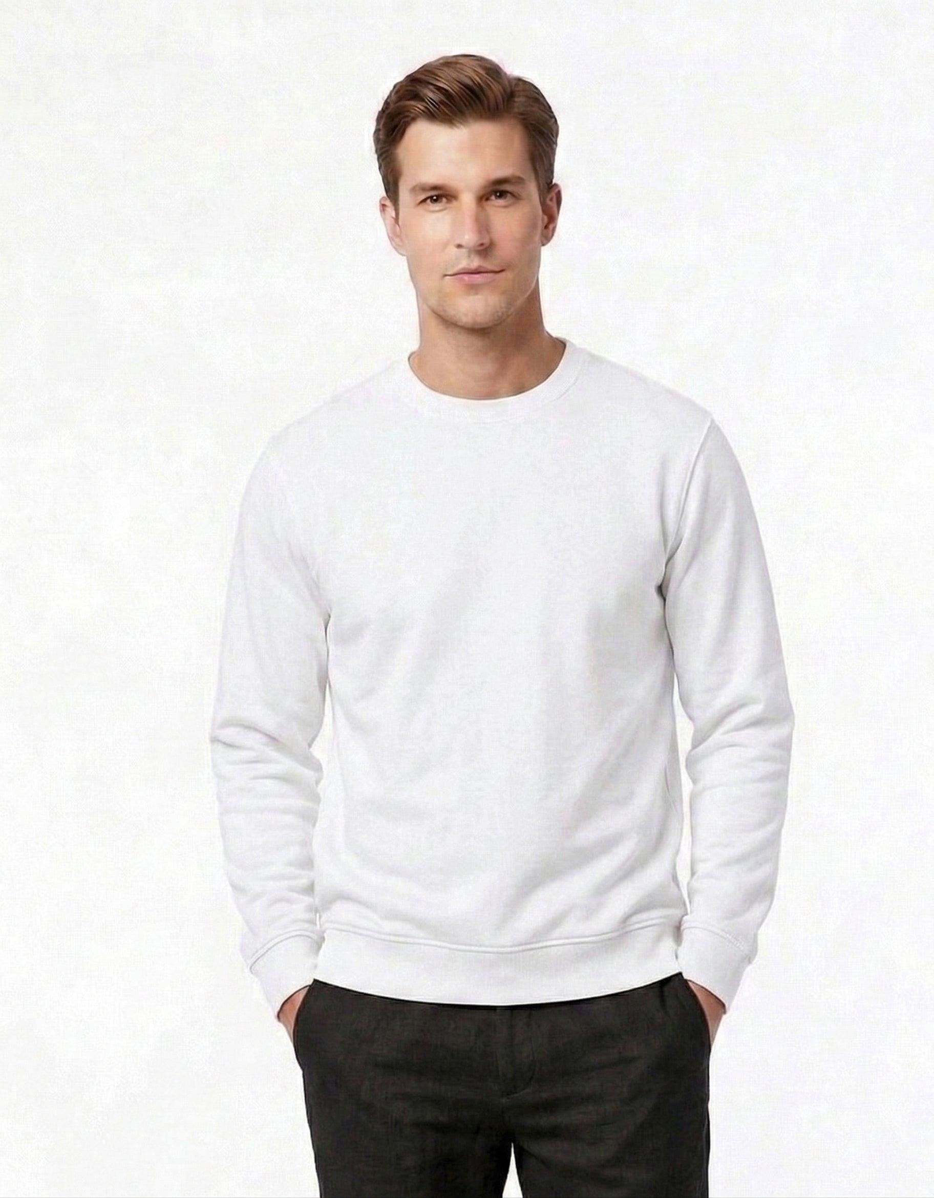 White Sweatshirt - Unisex.