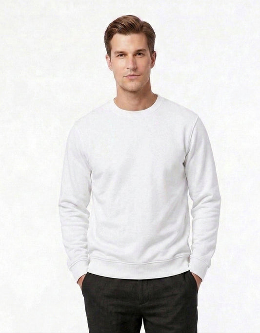 White Sweatshirt - Unisex.