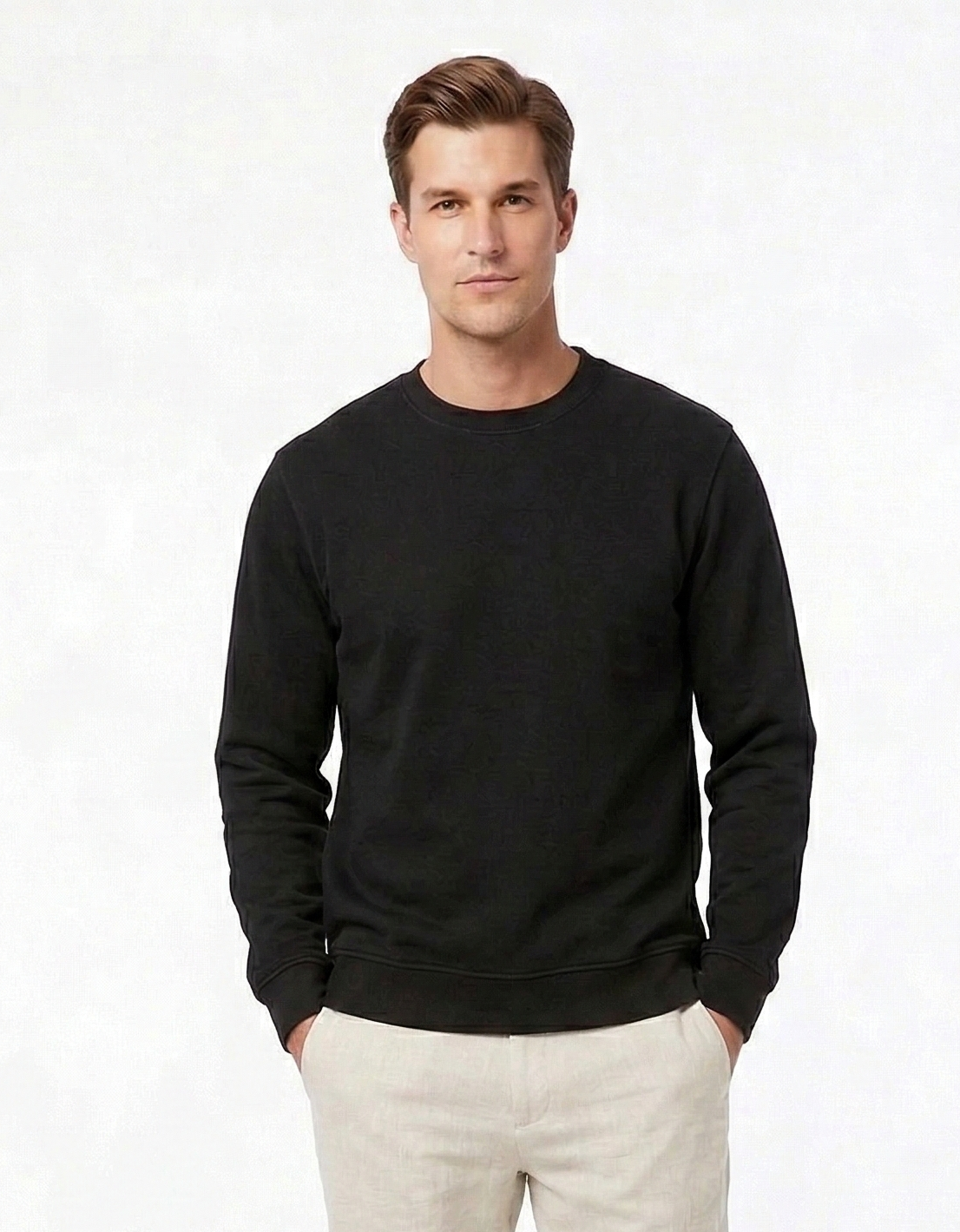 Black Unisex Sweatshirt.