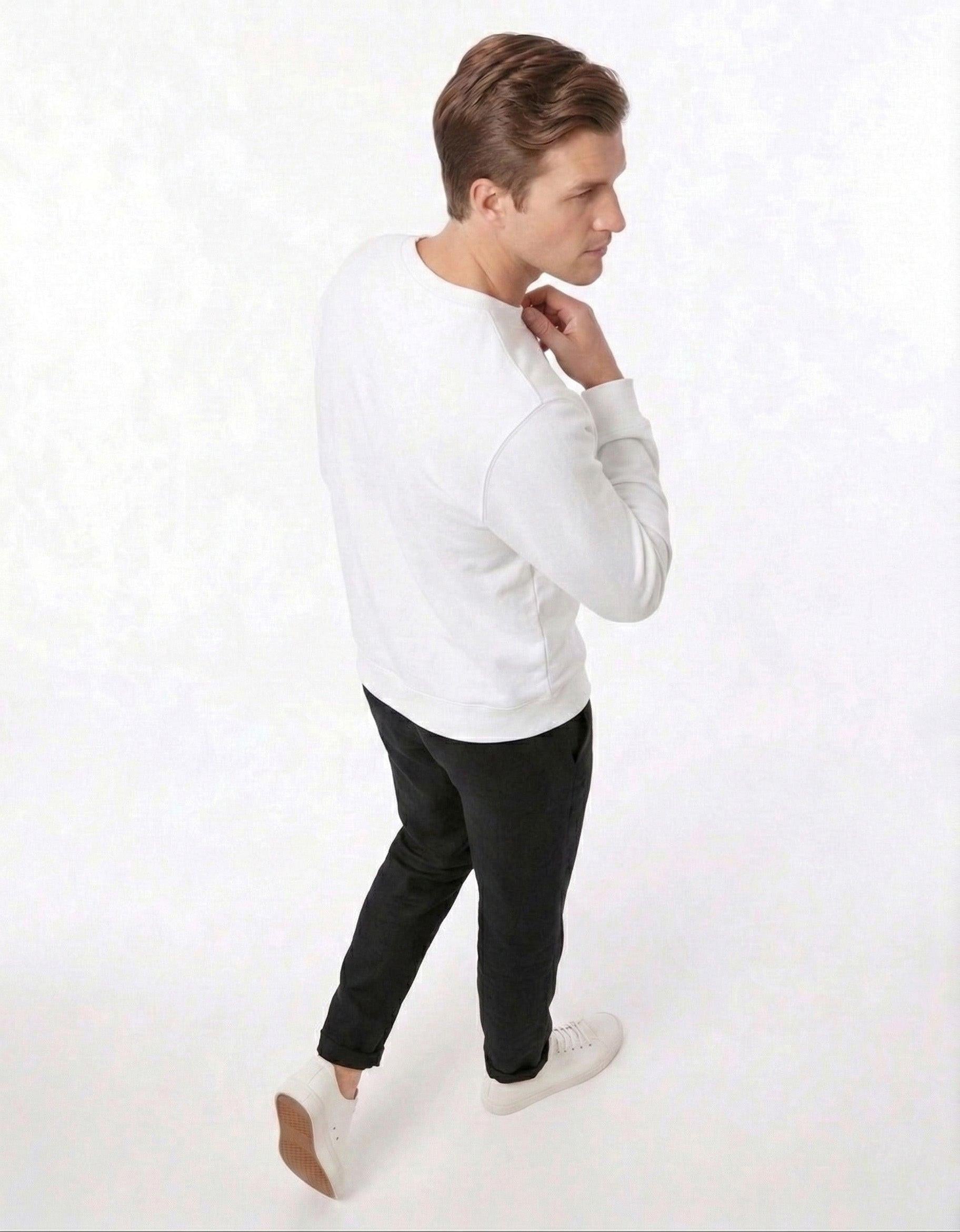 White Sweatshirt - Unisex.
