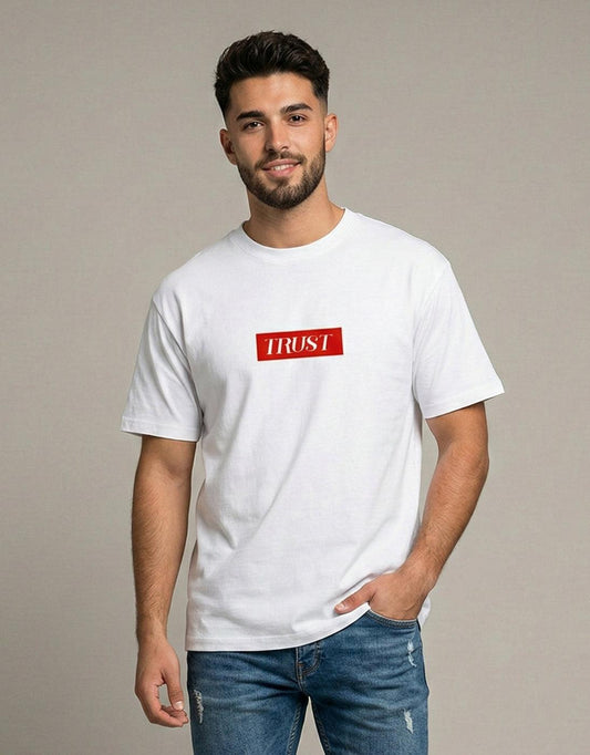 Trust Unisex Stretch T-shirt.
