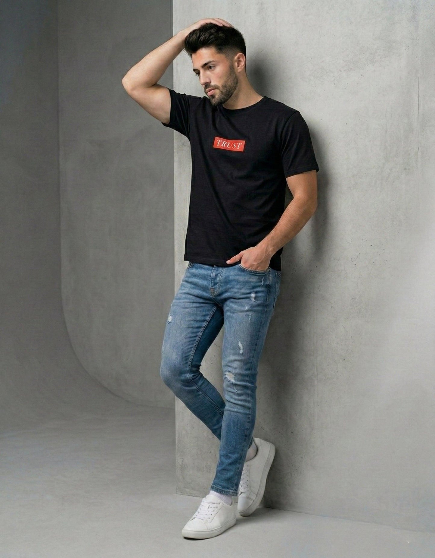 Trust Unisex Stretch T-shirt.
