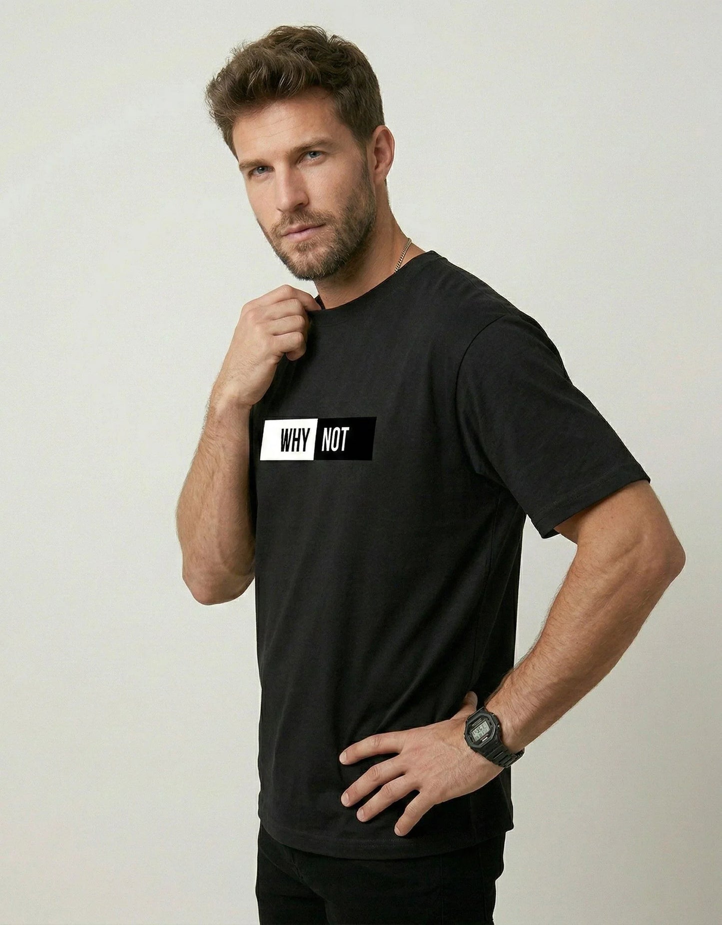 WHY NOT - Unisex Stretch T-shirt.