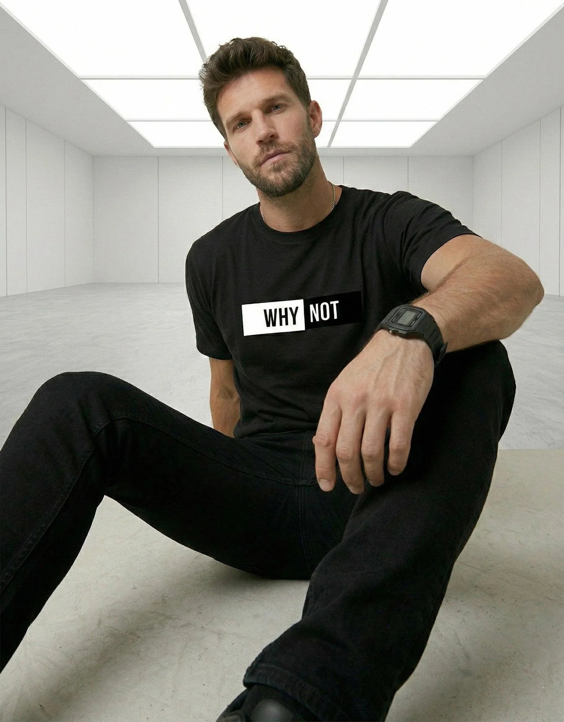 WHY NOT - Unisex Stretch T-shirt.
