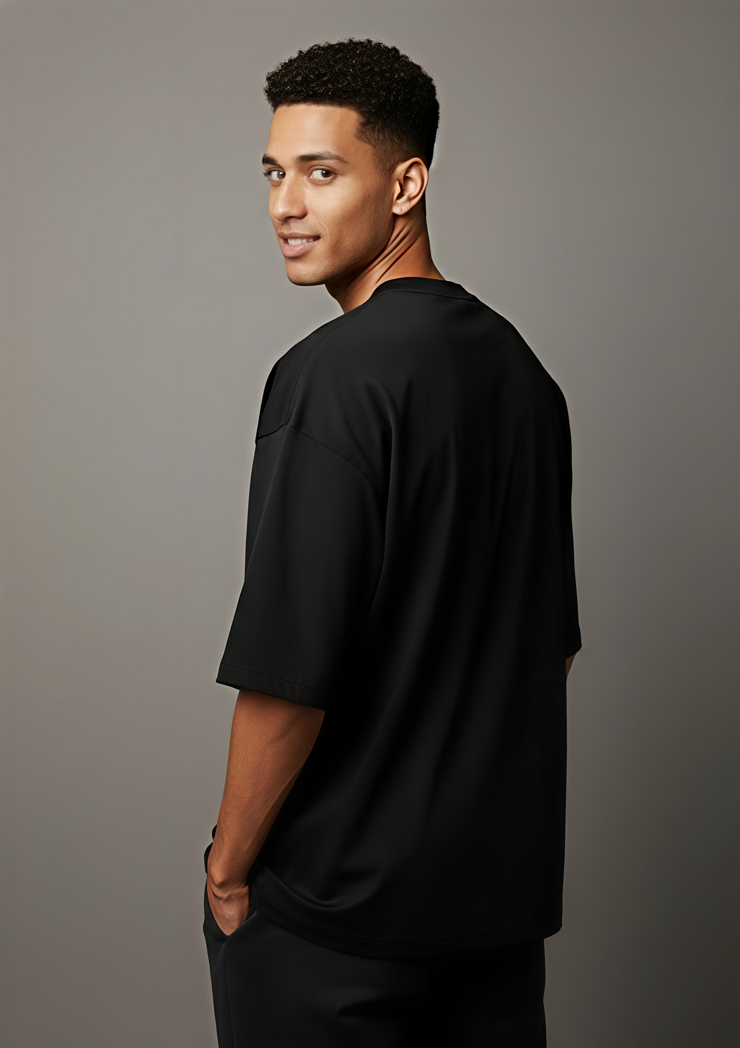 Race Unisex Terry Oversized Tee.
