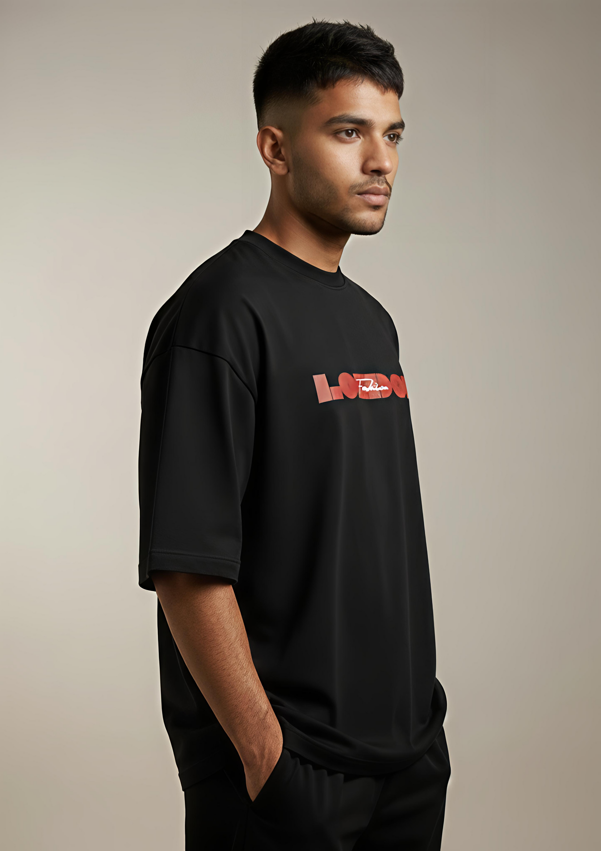 London Unisex Terry Oversized Tee.