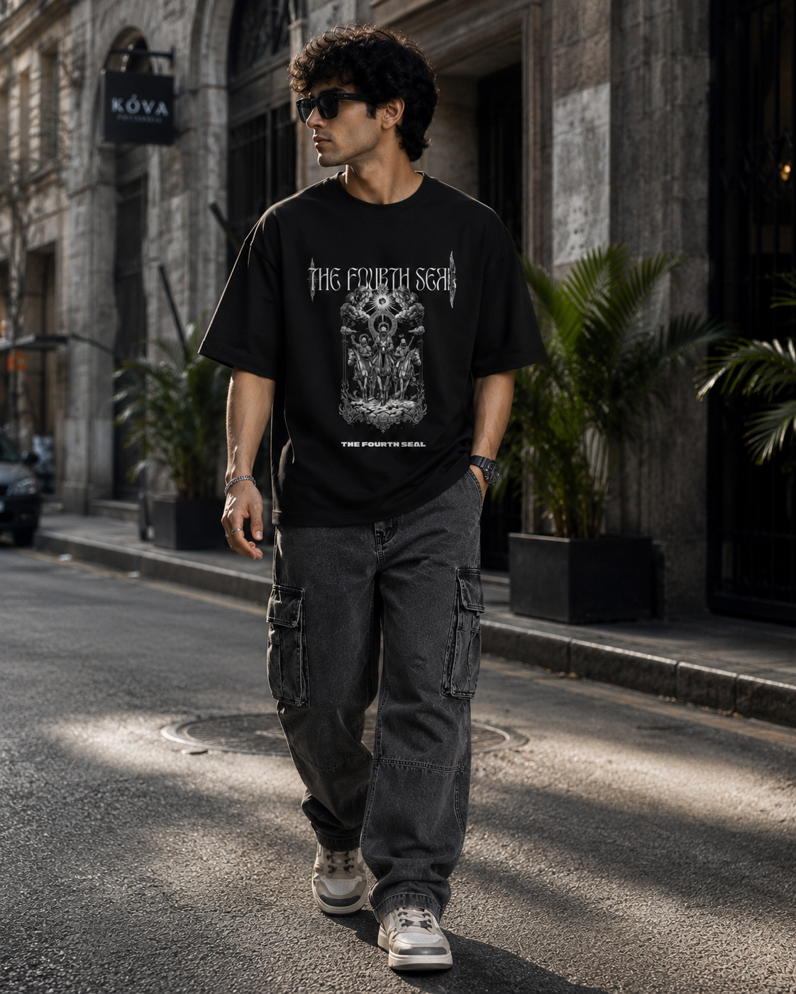The Fourth Seal – Apocalypse Collection Premium Oversized Tee