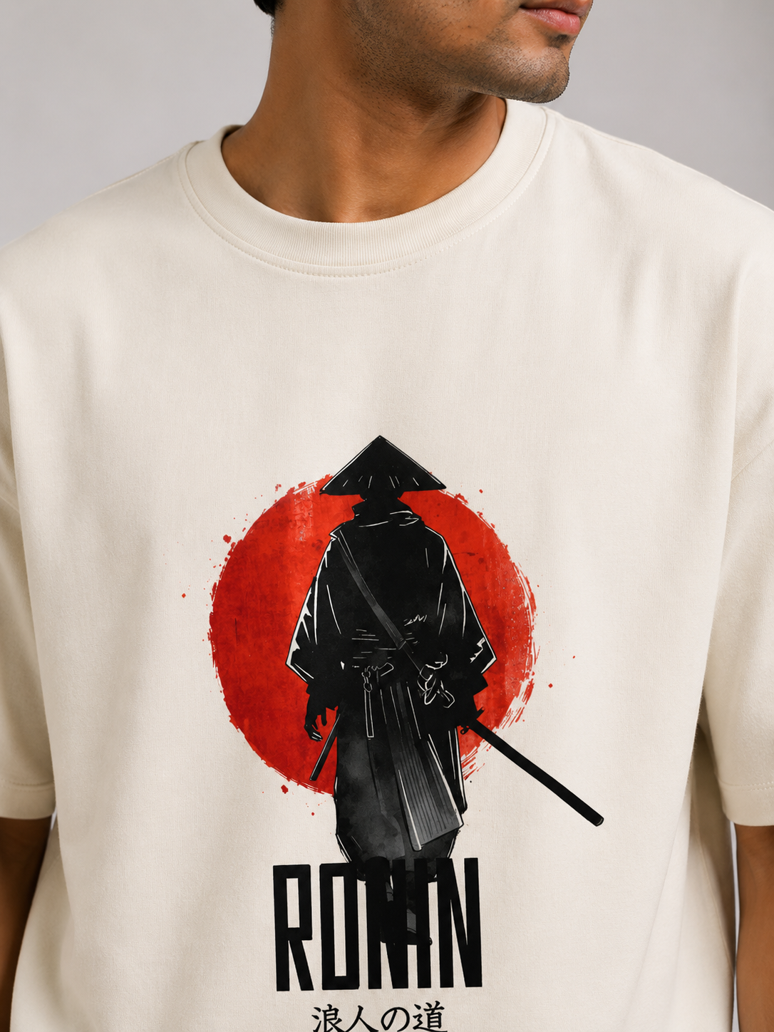 Ronin Reborn – Premium Terry Oversized T-Shirt
