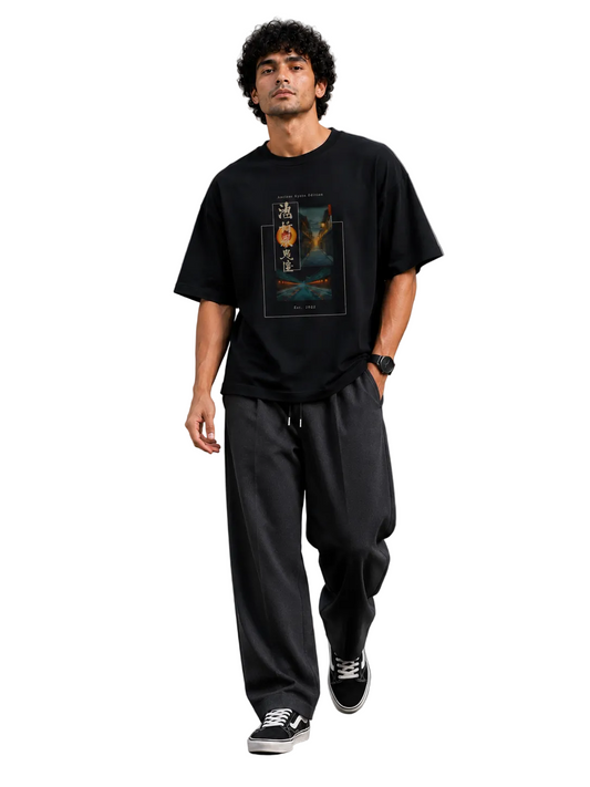 Ancient Kyoto Twilight Edition Premium Oversized Terry Tee