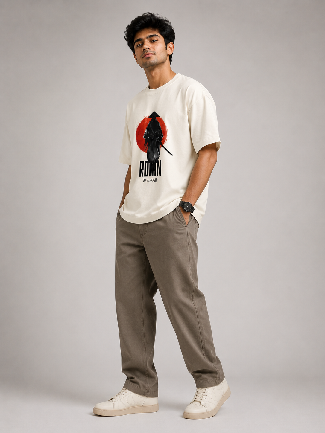 Ronin Reborn – Premium Terry Oversized T-Shirt
