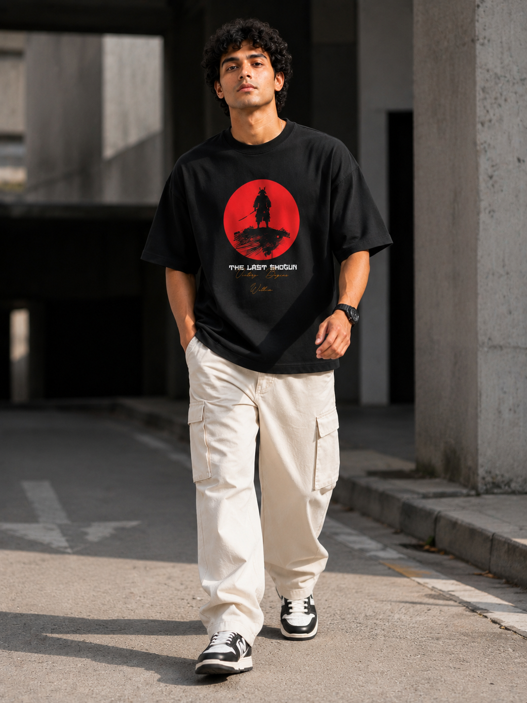 The Last Shogun – Warrior Spirit Premium Terry Oversized Tee