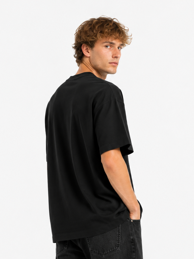 Ashborne Fallen Dragon Oversized T-Shirt | Premium Dragon Graphic Tee