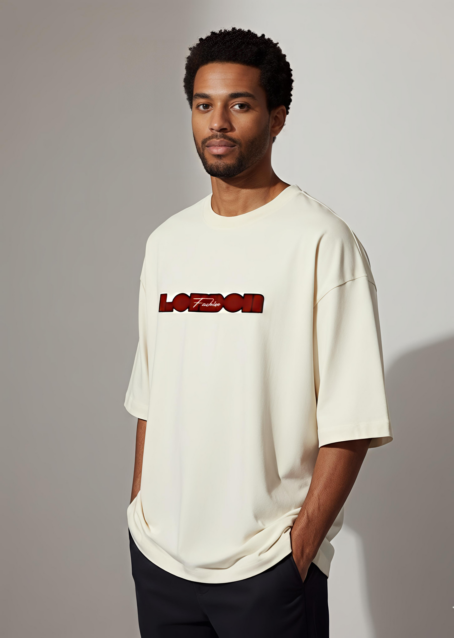 London Unisex Terry Oversized Tee.